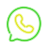 ⬛️ Эмодзи «Неоновые логотипы» для Telegram