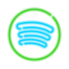 ⬛️ Эмодзи «Неоновые логотипы» для Telegram