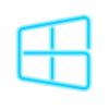 ⬛️ Эмодзи «Неоновые логотипы» для Telegram