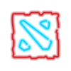 ⬛️ Эмодзи «Неоновые логотипы» для Telegram
