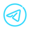 Эмодзи Неоновые логотипы для Telegram — скачать