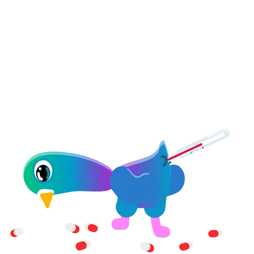🤒 Эмодзи «Neon Pigeon» для Telegram