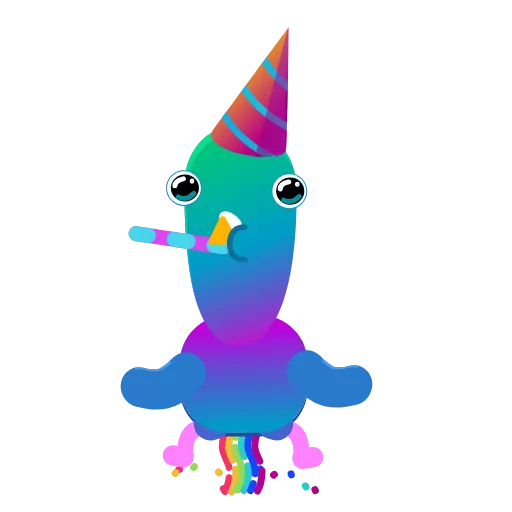🥳 Эмодзи «Neon Pigeon» для Telegram