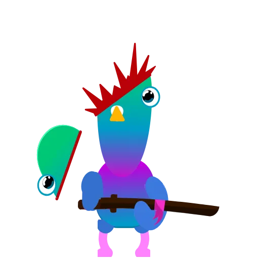 🤯 Эмодзи «Neon Pigeon» для Telegram
