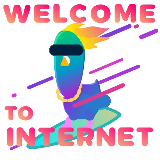😎 Эмодзи «Neon Pigeon» для Telegram
