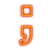 🔤 Эмодзи «NeonTxT 1 ()» для Telegram