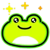 ✨ Эмодзи «Neon Frog» для Telegram