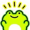 🙂 Эмодзи «Neon Frog» для Telegram