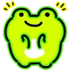 👏 Эмодзи «Neon Frog» для Telegram