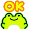 👌 Эмодзи «Neon Frog» для Telegram