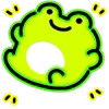 🐸 Эмодзи «Neon Frog» для Telegram