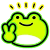 ✌ Эмодзи «Neon Frog» для Telegram