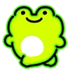 🚶‍♂️ Эмодзи «Neon Frog» для Telegram
