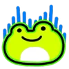 🙂 Эмодзи «Neon Frog» для Telegram