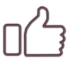 👍 Эмодзи «Neon Pack» для Telegram