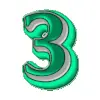 💚 Эмодзи «#animated #decor #fonts #neon #video» для Telegram