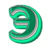 💚 Эмодзи «#animated #decor #fonts #neon #video» для Telegram