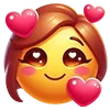 🥰 Эмодзи «❤ Набор эмоджи с нейро смайликами» для Telegram