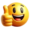 👍 Эмодзи «❤ Набор эмоджи с нейро смайликами» для Telegram