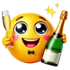 🍾 Эмодзи «❤ Набор эмоджи с нейро смайликами» для Telegram