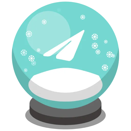 Стикерпак С первым днём ЗИМЫ&; для Telegram