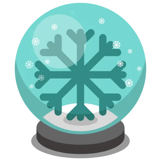 ❄️ Эмодзи «С первым днём ЗИМЫ&;» для Telegram