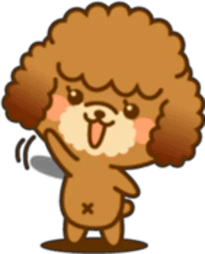 Стикерпак New Angry Poodle для Telegram — скачать