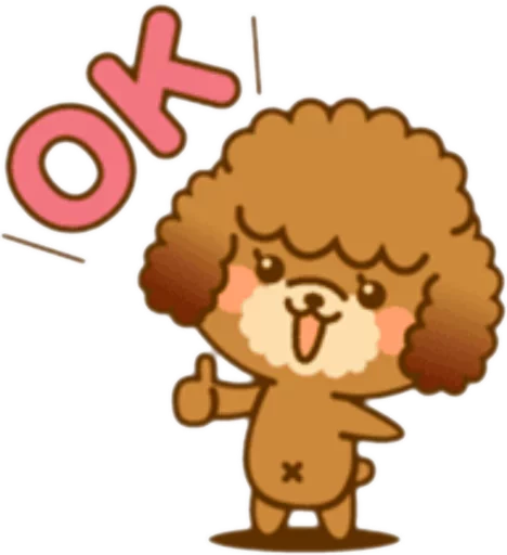 🐶 Стикер «New Angry Poodle» для Telegram