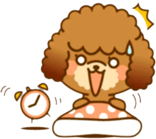 🐶 Стикер «New Angry Poodle» для Telegram