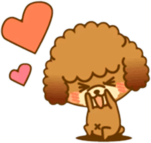 🐶 Стикер «New Angry Poodle» для Telegram
