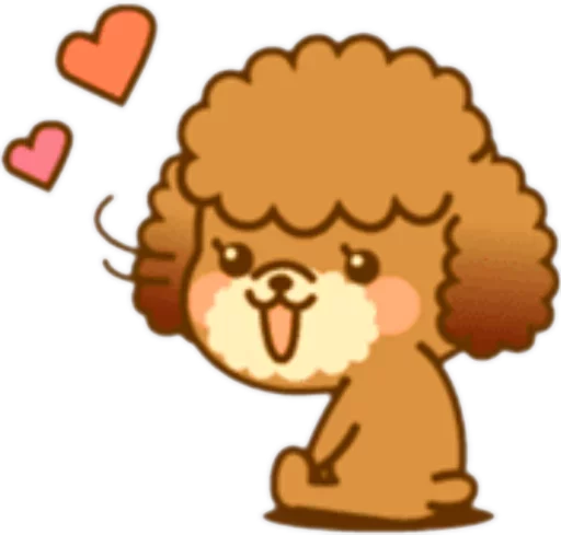 🐶 Стикер «New Angry Poodle» для Telegram
