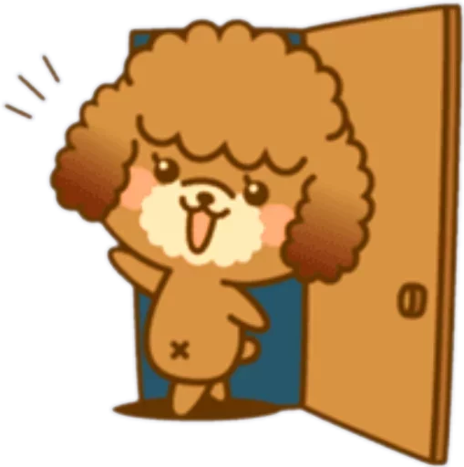🐶 Стикер «New Angry Poodle» для Telegram