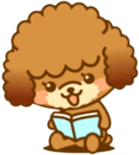 🐶 Стикер «New Angry Poodle» для Telegram