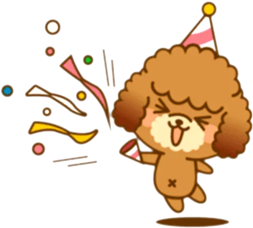 🐶 Стикер «New Angry Poodle» для Telegram
