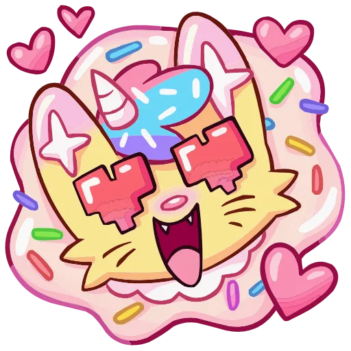 🤩 Эмодзи «Новый Кэнди Кэт» для Telegram