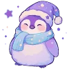 🐧 Эмодзи «Новогодний 17» для Telegram