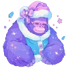 🦍 Эмодзи «Новогодний 17» для Telegram