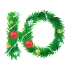 🔠 Эмодзи «#decor #fonts #static #xmas» для Telegram