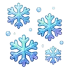 ❄️ Эмодзи «новогодний шрифт» для Telegram