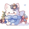🐭 Эмодзи «Новогодний 1» для Telegram