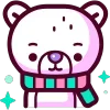 🐻‍❄️ Эмодзи «Новогодний 1» для Telegram