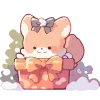 🦊 Эмодзи «Новогодний 1» для Telegram