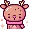 🦌 Эмодзи «Новогодний 1» для Telegram