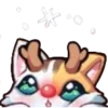 🦌 Эмодзи «Новогодний кот» для Telegram