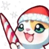 ❄️ Эмодзи «Новогодний кот» для Telegram