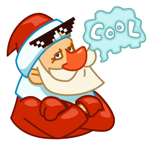 😎 Эмодзи «Анимированный набор эмоджи с новогодним миксом» для Telegram