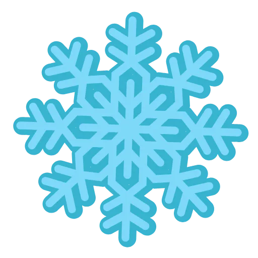 ❄️ Эмодзи «Зимние анимированные эмодзи и буквы» для Telegram