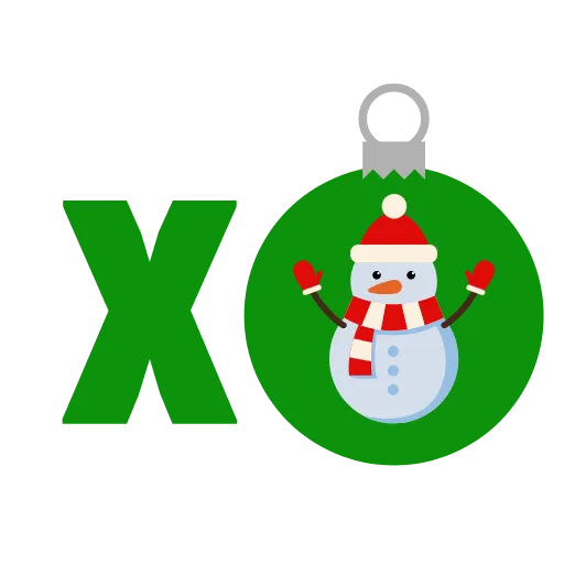 💚 Эмодзи «Зимние анимированные эмодзи и буквы» для Telegram