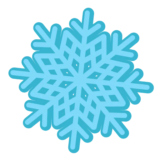 ❄️ Эмодзи «Зимние анимированные эмодзи и буквы» для Telegram