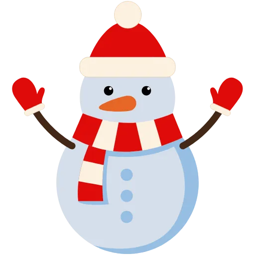☃️ Эмодзи «Зимние анимированные эмодзи и буквы» для Telegram